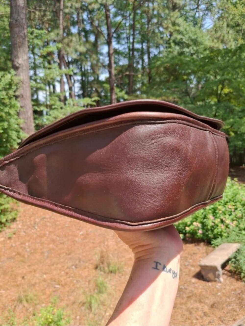 Vintage 2000 Coach Mahogany Glove Tanned Leather Patricia's Legacy Bag #9951 - Picture 6 of 16